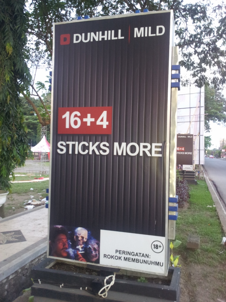 Billboard from Mataram- author's own Rosser 1 Billboard Mataram April 2014 resize